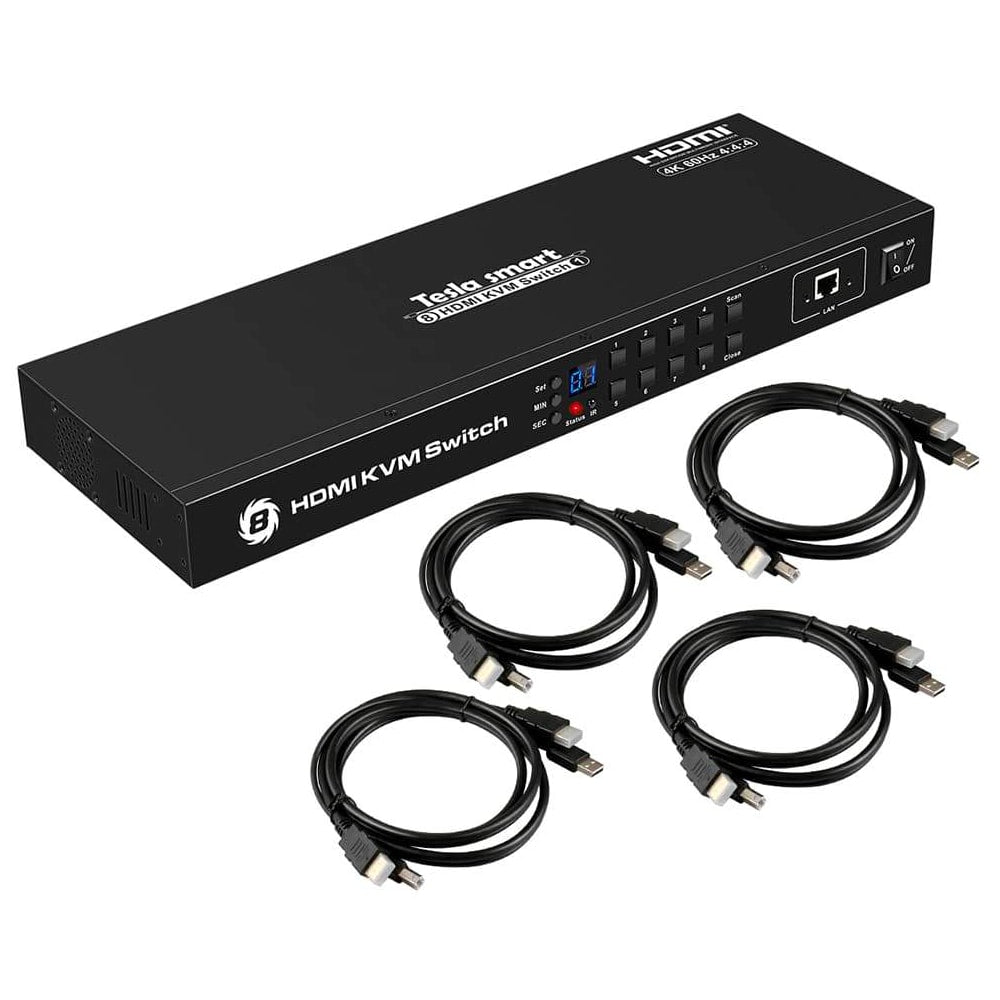 TESmart 8X1 HDMI Switch 8 Port Enterprise Grade Support 4K@60Hz Ul BuyTESmart.com