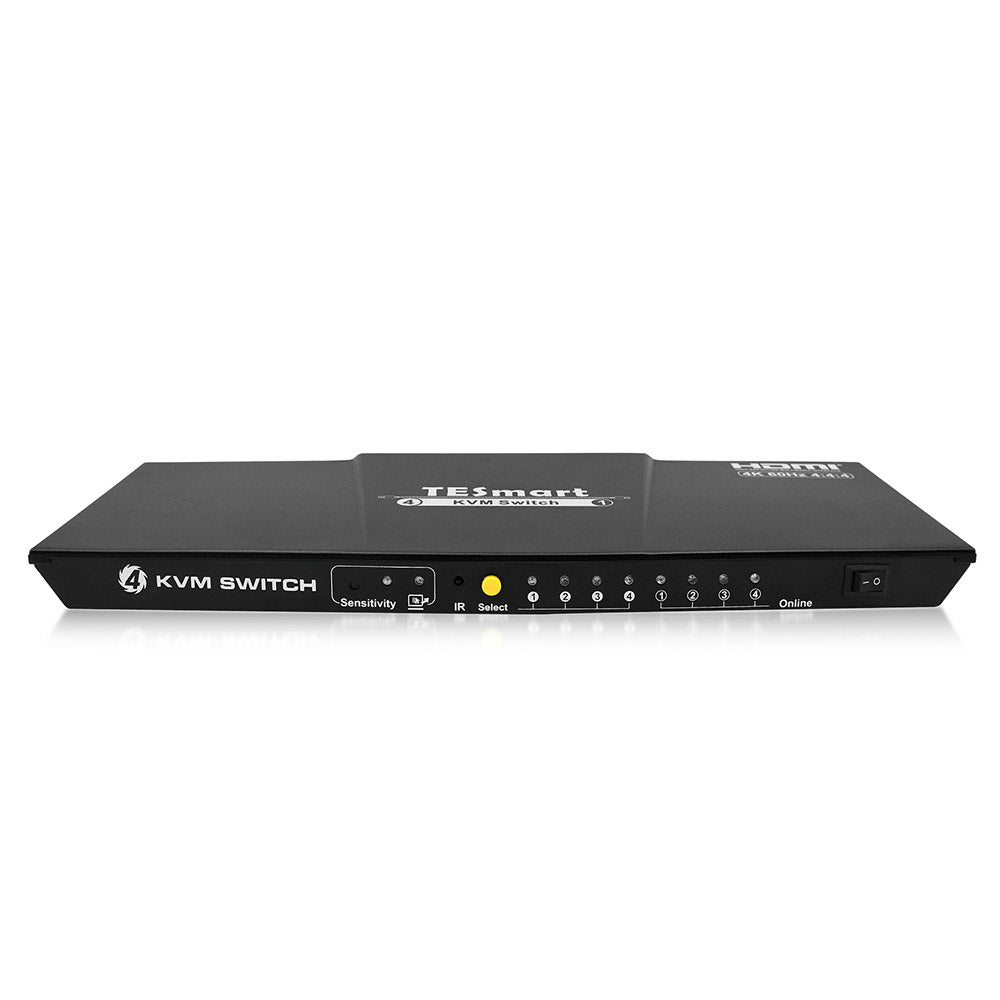 TESmart HDMI 4K Ultra HD 4x1 HDMI KVM Switch 3840x2160@60Hz 4:4:4