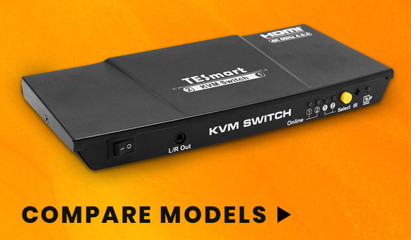 TESmart 16×1 Switch HDMI 16 in 1 Out 4K HDMI Switcher with IR Remote  4K@60hz 16 Port HDMI Switch Box HDCP 2.2,Commutation Automatique, Montage  sur Rack 19 Pouces,LAN Port Control,Auto Scan Switch 