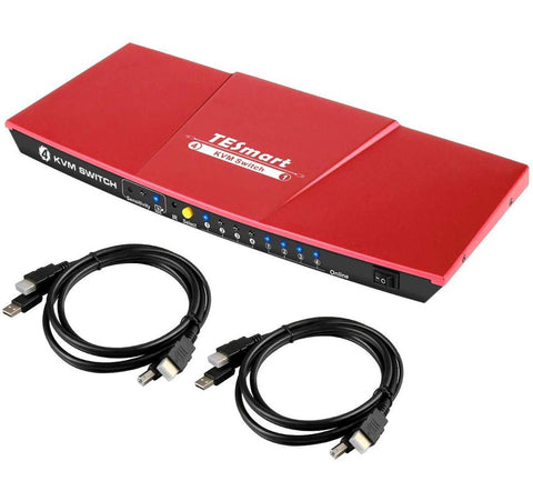 TESmart 4 Port KVM HDMI 1.4 Video Switch - Outlet Deal