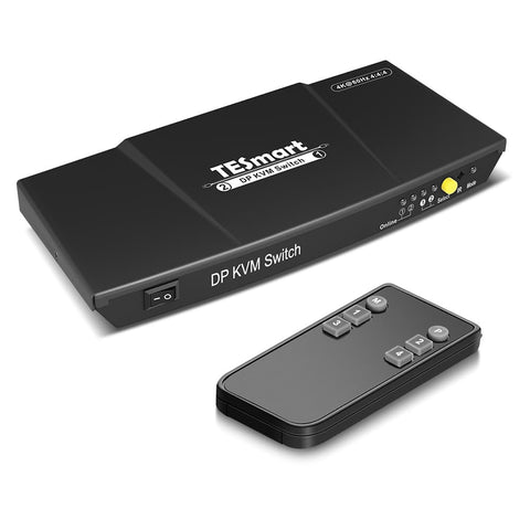 Conmutador KVM HDMI 8 puertos 4K60Hz Autoscan, montaje en rack, RS232  TESmart –