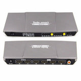 4x2 4K HDMI Matrix Switch with Audio Extraction and Audio Out