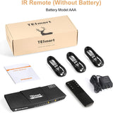 TESmart Type-C KVM Switch 3 computers and 1 monitor 3 Port USB 4k@60Hz