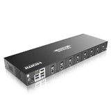 TESmart 8-Port HDMI KVM Switch - Autoscan, Rackmount, Ethernet, USB Hub, 4K 30hz