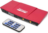 4x2 4K HDMI Matrix Switch with Audio Extraction and Audio Out