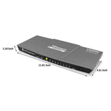 TESmart 4 Port KVM HDMI 2.0 Video Switch - 4K 60Hz UHD - Audio Output, USB Sharing