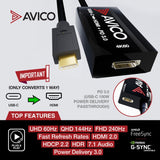 USB-C to HDMI 2.0 Adapter + Charging 100W