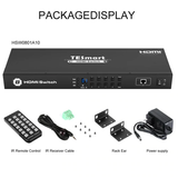 TESmart 8 Port HDMI Switch 4K with Remote Control, 8x1 HDMI Switcher Support 4K@30Hz 1080P@60Hz HDCP, Compatible with HDTV DVD Xbox PS4 Roku TV